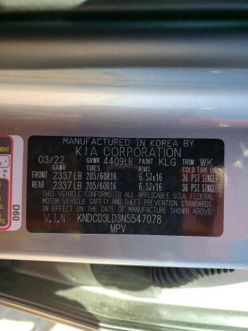 Photo 14 from auction – 2022 KIA NIRO EX with VIN KNDCD3LD3N5547078