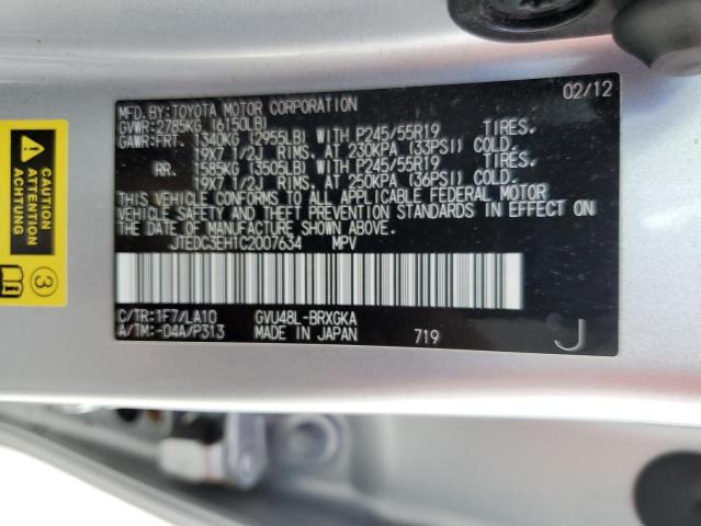 Photo 14 from auction – 2012 TOYOTA HIGHLANDER with VIN JTEDC3EH1C2007634