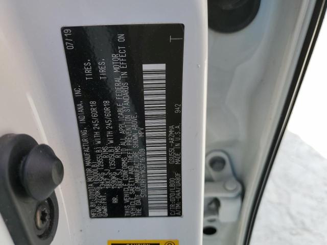 Photo 14 from auction – 2019 TOYOTA HIGHLANDER with VIN 5TDJZRFH1KS716109