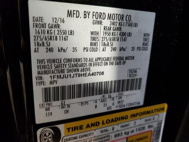 Photo 14 from auction – 2017 FORD EXPEDITION with VIN 1FMJU1JT9HEA40708