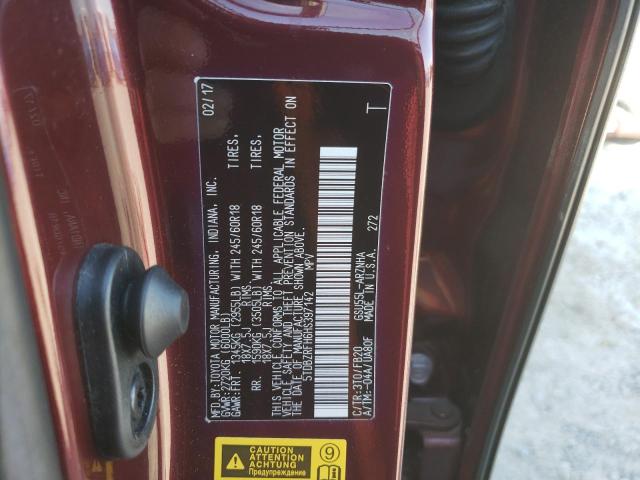 Photo 14 from auction – 2017 TOYOTA HIGHLANDER with VIN 5TDBZRFH6HS397142