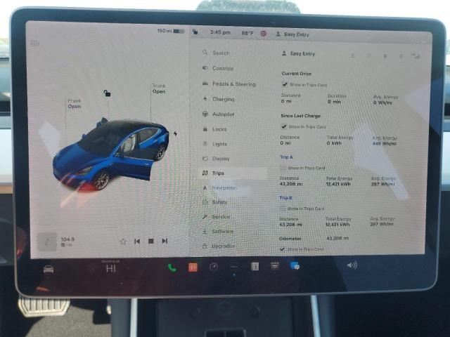 Photo 9 from auction – 2018 TESLA MODEL 3 with VIN 5YJ3E1EBXJF086029