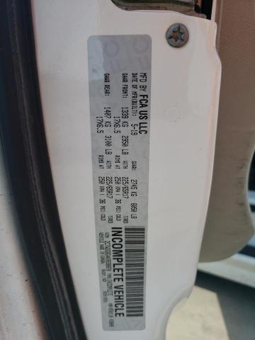 Photo 14 from auction – 2019 DODGE GRAND CARA with VIN 2C7WDGBG4KR698870