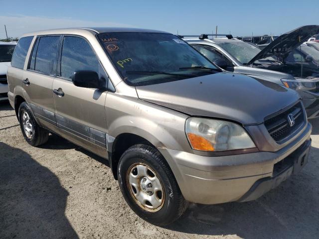 Photo 4 from auction – 2005 HONDA PILOT LX with VIN 2HKYF18105H557439