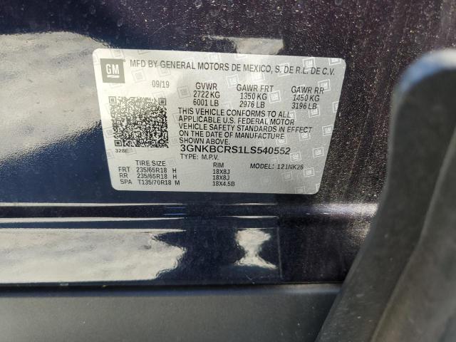 Photo 14 from auction – 2020 CHEVROLET BLAZER 2LT with VIN 3GNKBCRS1LS540552