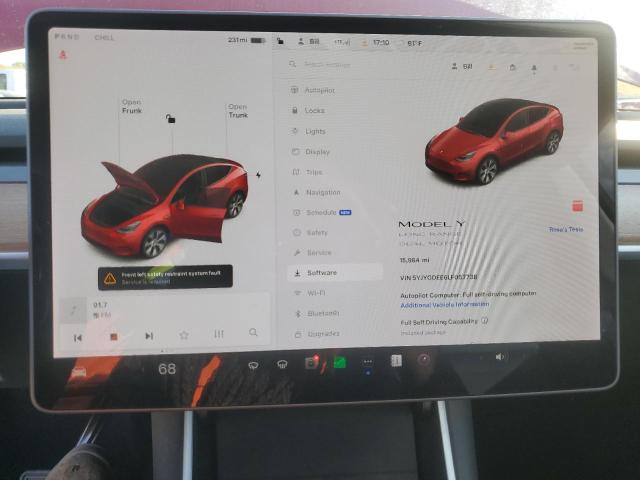 Photo 9 from auction – 2020 TESLA MODEL Y with VIN 5YJYGDEE6LF057738