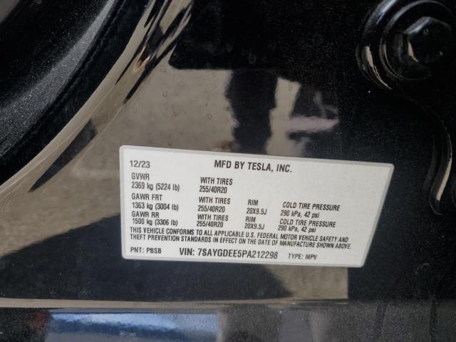 Photo 14 from auction – 2023 TESLA MODEL Y with VIN 7SAYGDEE5PA212298