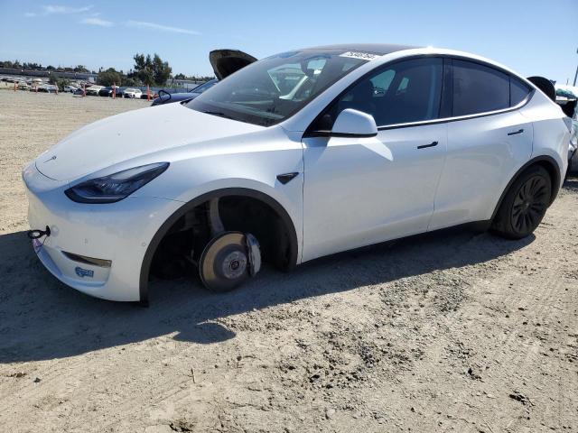 TESLA MODEL Y 2021 with VIN 5YJYGDEE4MF114374 - Photo from auction