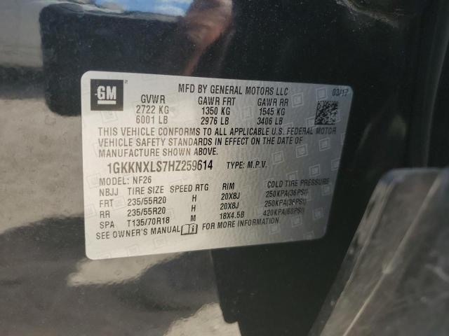 Photo 14 from auction – 2017 GMC ACADIA DEN with VIN 1GKKNXLS7HZ259614