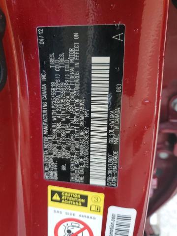 Photo 14 from auction – 2012 LEXUS RX 350 with VIN 2T2ZK1BA2CC085992