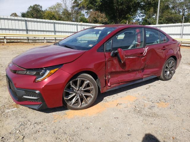 TOYOTA COROLLA SE 2022 with VIN 5YFS4MCE8NP124185 - Photo from auction