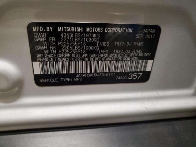 Photo 14 from auction – 2018 MITSUBISHI OUTLANDER with VIN JA4AR3AU3JZ016441