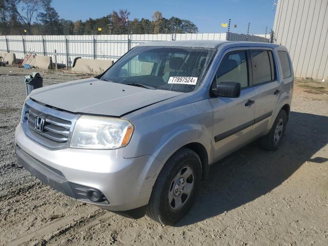 HONDA PILOT LX 2013 with VIN 5FNYF4H20DB015507 - Photo from auction