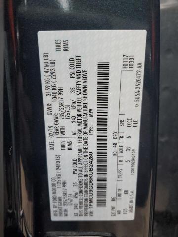 Photo 14 from auction – 2019 FORD ESCAPE SE with VIN 1FMCU9GD6KUB24280