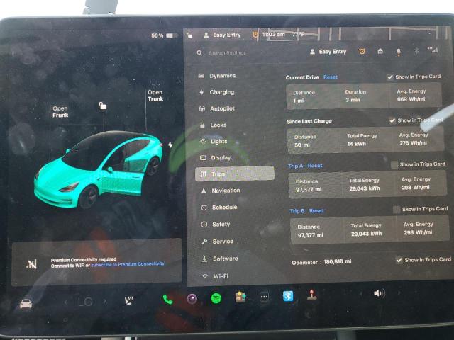 Photo 9 from auction – 2019 TESLA MODEL 3 with VIN 5YJ3E1EB5KF144808