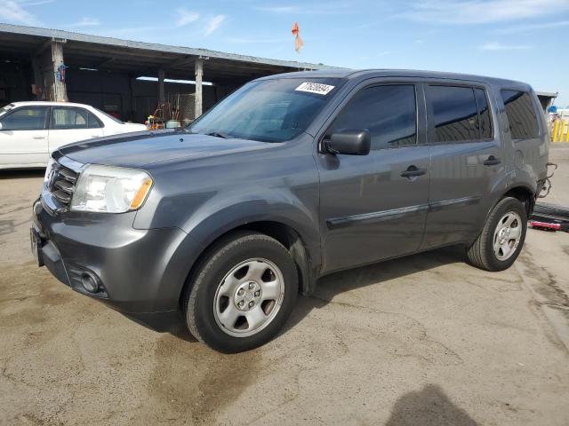 HONDA PILOT LX 2013 with VIN 5FNYF3H20DB007420 - Photo from auction