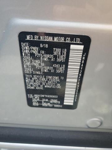 Photo 14 from auction – 2019 NISSAN ARMADA PLA with VIN JN8AY2NF7K9350833