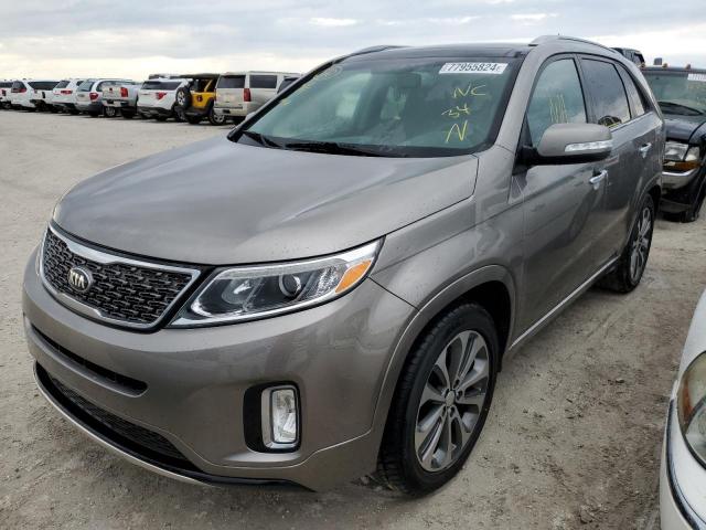 KIA SORENTO SX 2015 with VIN 5XYKW4A73FG640121 - Photo from auction