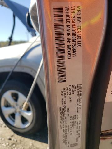 Photo 14 from auction – 2021 JEEP COMPASS LA with VIN 3C4NJDBB0MT598611