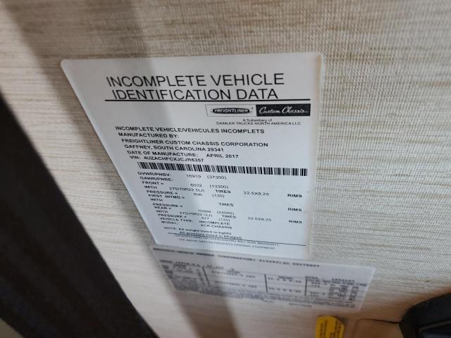 Zdjęcie 10 z aukcji – 2018 FREIGHTLINER CHASSIS XC z VIN 4UZACHFCXJCJR6357