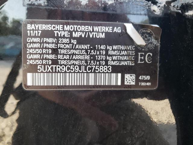 Photo 14 from auction – 2018 BMW X3 XDRIVE3 with VIN 5UXTR9C59JLC75883