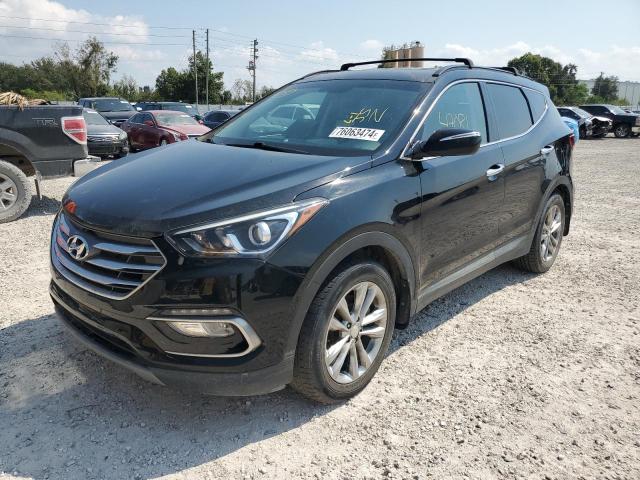 HYUNDAI SANTA FE S 2018 with VIN 5NMZU4LA8JH083086 - Photo from auction