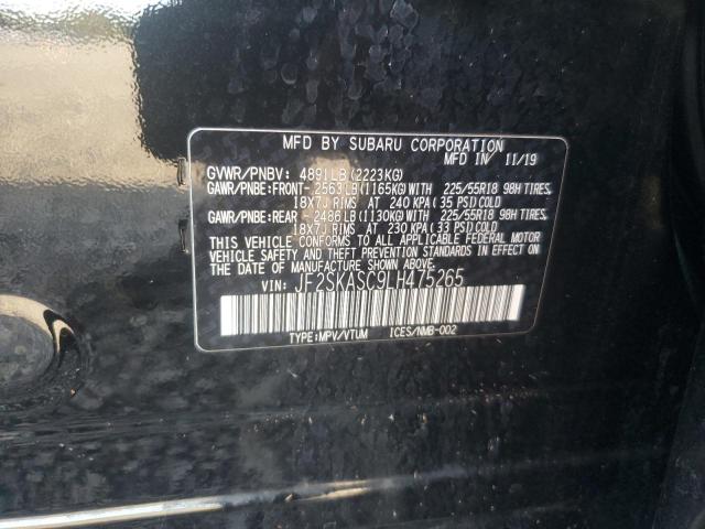 Photo 14 from auction – 2020 SUBARU FORESTER L with VIN JF2SKASC9LH475265