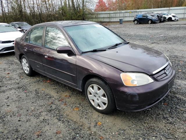 Photo 4 from auction – 2001 HONDA CIVIC EX with VIN 1HGES25791L018645