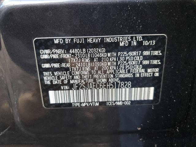 Photo 14 from auction – 2014 SUBARU FORESTER 2 with VIN JF2SJAEC6EH517828