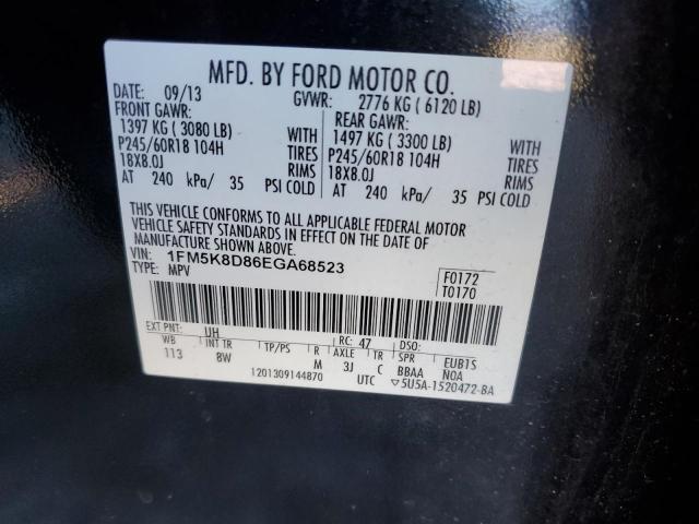Фото 14 с аукциона – 2014 FORD EXPLORER X с VIN 1FM5K8D86EGA68523