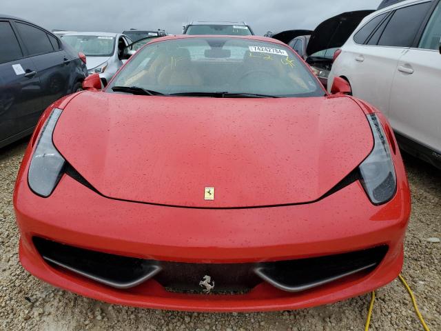 Photo 5 from auction – 2014 FERRARI 458 SPIDER with VIN ZFF68NHA7E0202940