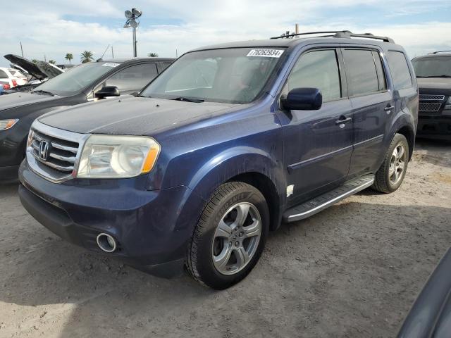 HONDA PILOT EXL 2014 with VIN 5FNYF3H52EB002263 - Photo from auction