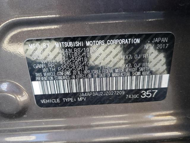 Photo 14 from auction – 2018 MITSUBISHI OUTLANDER with VIN JA4AP3AU2JZ027209