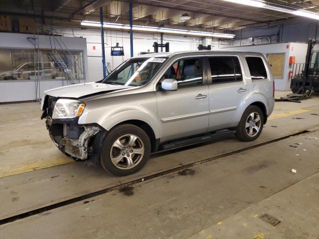HONDA PILOT EXLN 2012 with VIN 5FNYF4H76CB062244 - Photo from auction