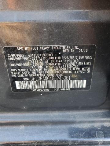 Photo 14 from auction – 2016 SUBARU CROSSTREK with VIN JF2GPANC4G8245061