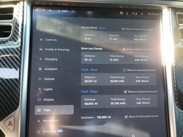 Photo 9 from auction – 2016 TESLA MODEL S with VIN 5YJSA1E13GF174783