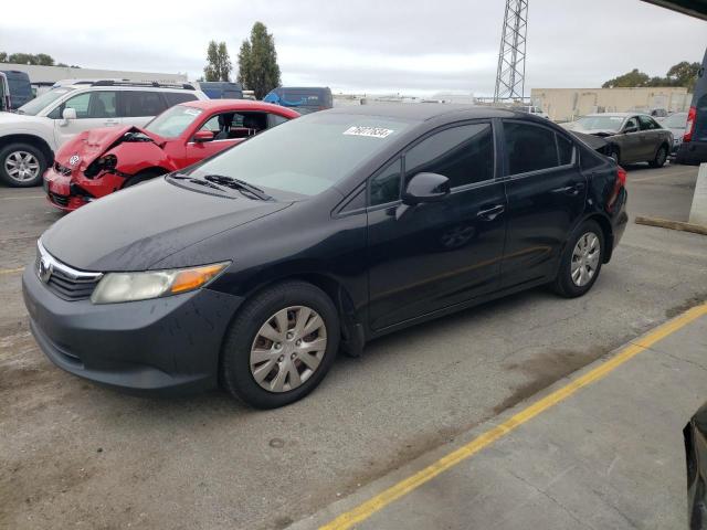 HONDA CIVIC LX 2012 with VIN 19XFB2F51CE304632 - Photo from auction