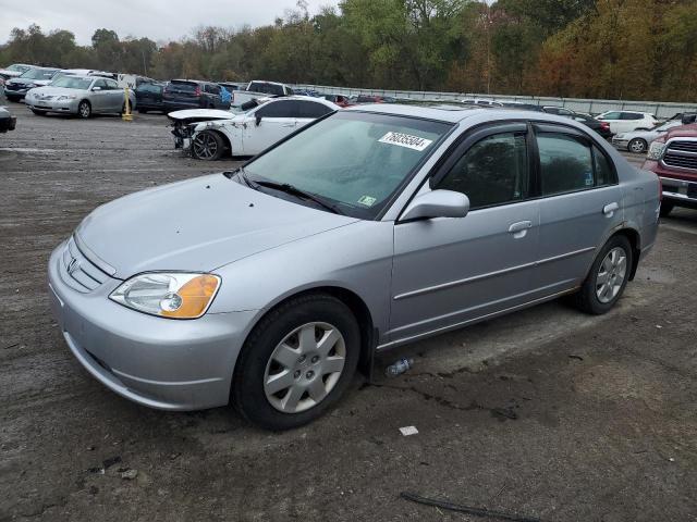 HONDA CIVIC EX 2002 with VIN 2HGES26762H577695 - Photo from auction