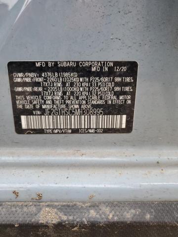 Photo 14 from auction – 2021 SUBARU CROSSTREK with VIN JF2GTHSC5MH308995