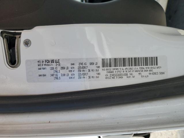 Photo 14 from auction – 2016 DODGE GRAND CARA with VIN 2C4RDGEG0GR310398