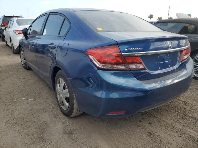 Photo 2 from auction – 2014 HONDA CIVIC LX with VIN 19XFB2F54EE070263