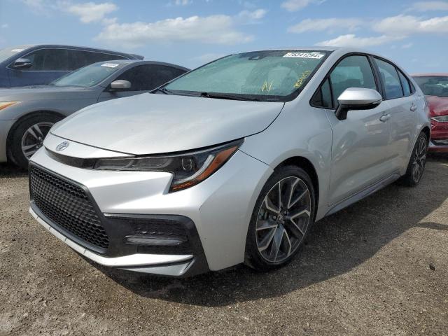 TOYOTA COROLLA SE 2021 with VIN 5YFS4MCE5MP087594 - Photo from auction