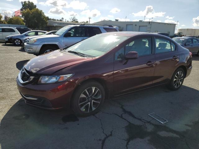 HONDA CIVIC EX 2013 with VIN 19XFB2F84DE062544 - Photo from auction