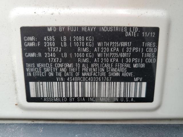 Снимка 14 от търг – 2013 SUBARU OUTBACK 2. с VIN 4S4BRCBC4D3261767