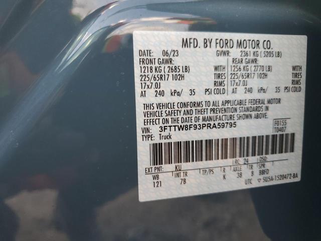 Photo 14 from auction – 2023 FORD MAVERICK X with VIN 3FTTW8F93PRA59795