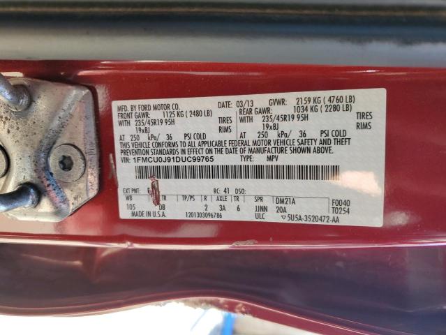 Photo 14 from auction – 2013 FORD ESCAPE TIT with VIN 1FMCU0J91DUC99765