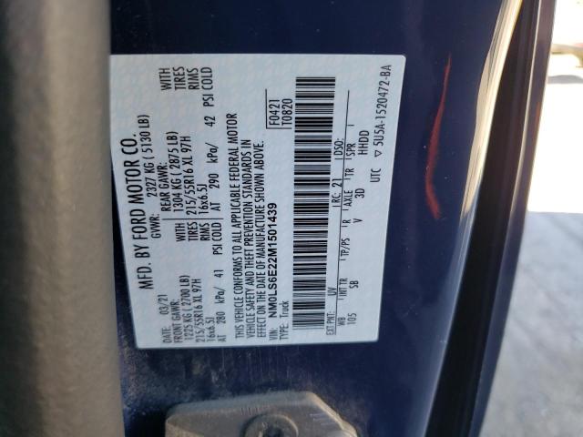 Photo 14 from auction – 2021 FORD TRANSIT CO with VIN NM0LS6E22M1501439
