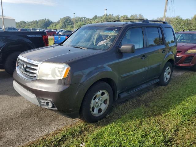 HONDA PILOT LX 2013 with VIN 5FNYF4H23DB062224 - Photo from auction