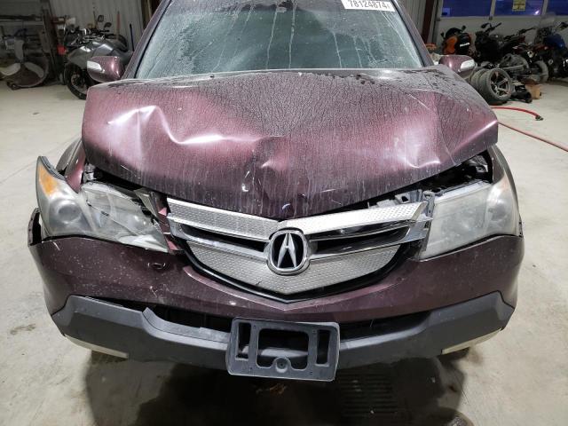 Photo 12 from auction – 2009 ACURA MDX TECHNO with VIN 2HNYD28609H527759