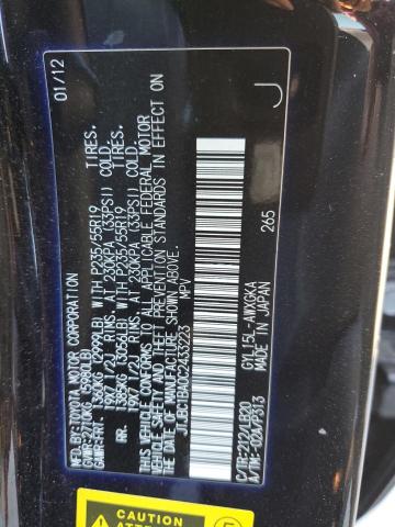 Photo 14 from auction – 2012 LEXUS RX 450H with VIN JTJBC1BA0C2433223
